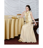Tranquility 2-Piece Embroidered Tencel Cheongsam Set