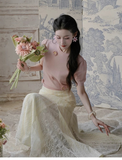 Paramount 2-Piece Knit Sweater Cheongsam Set