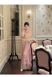 Emerald 3-Piece Embroidered Cheongsam Set