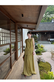 Cecilia 2-Piece Lace Jacquard Cheongsam Set
