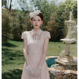 Josephina Sequin Lace Cheongsam Dress