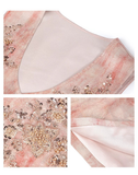 Heather 2-Piece Embroidered Jacquard Cheongsam Set