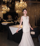 Aster 2-Piece Light Apricot Cheongsam Set