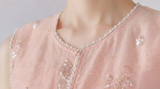 Guinevere Light Pink Embroidered Cheongsam Top