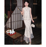 Starlight 2-Piece Modern Linen Cheongsam Set