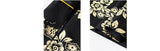 Dorinda Black High-Slit Jacquard Cheongsam