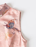 Kristina Light Pink Slim Fit Cheongsam