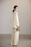 Summit Off-White Jacquard Cheongsam Top