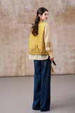 Odile Ginkgo Color Beaded Vest Cheongsam