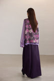 Yasmin Lavender Purple Jacquard Cheongsam Top