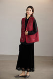 Ginevra Beaded V-Neck Modern Vest Cheongsam