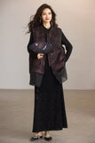 Organza Dark Red Jacquard Cheongsam Vest