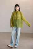 Beatrix Fairy White Semi-Transparent Cheongsam Top