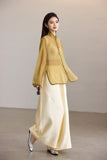 Beatrix Fairy White Semi-Transparent Cheongsam Top
