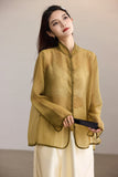 Beatrix Fairy White Semi-Transparent Cheongsam Top