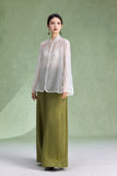 Beatrix Fairy White Semi-Transparent Cheongsam Top