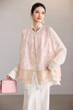 Thea Cherry Blossom Pink Cheongsam Vest