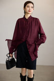 Boutique Black Jacquard Cheongsam Top
