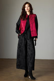 Priscilla Wide Leg Black Casual Pants Cheongsam