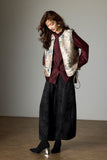 Priscilla Wide Leg Black Casual Pants Cheongsam