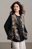Sirius Black Embroidered Vest Cheongsam