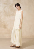 Villa Rice Apricot Floral Cheongsam Dress