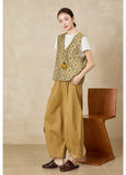 Begonia Light Green Jacquard Cheongsam Top