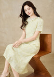 Adagio Green Floral Lace Cheongsam Dress