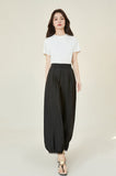 Primula Black Casual Balloon Pants Cheongsam