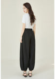 Primula Black Casual Balloon Pants Cheongsam