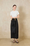 Flora Black Jacquard Cheongsam Skirt