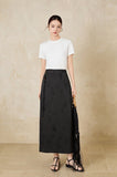 Flora Black Jacquard Cheongsam Skirt