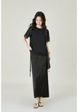 Flora Black Jacquard Cheongsam Skirt