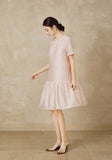 Lupin Pink Jacquard Cheongsam Dress