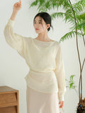 Verse Cloud Apricot Floral Jacquard Cheongsam Top