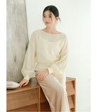 Verse Cloud Apricot Floral Jacquard Cheongsam Top
