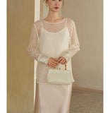 Lyric Black Embroidered Cheongsam Top