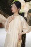 Azalea Lyocell Embroidered Cheongsam Dress