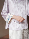 Ophelia Embroidered Cheongsam Top