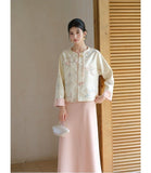 Brocade Embroidered Cheongsam Top