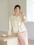 Brocade Embroidered Cheongsam Top