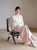 Nita Jacquard Embroidered Cheongsam Vest