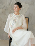 Chrysoprase Mulberry Silk Cheongsam Dress