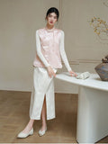 Eleonora Jacquard Cheongsam Vest