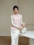 Eleonora Jacquard Cheongsam Vest
