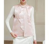 Eleonora Jacquard Cheongsam Vest