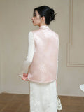 Eleonora Jacquard Cheongsam Vest