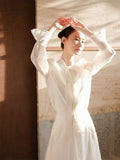 Tabitha Acetate Cheongsam Top