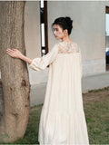 Polaris Lace Jacquard Cheongsam Dress