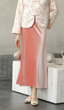Larimar Light Powder Jacquard Cheongsam Coat